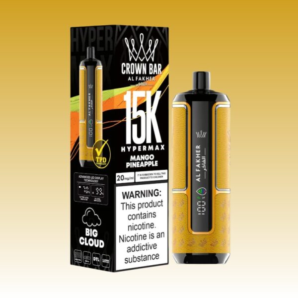 アル ファッハー クラウン バー ハイパーマックス 15000 パフ | Vape Shop Japan