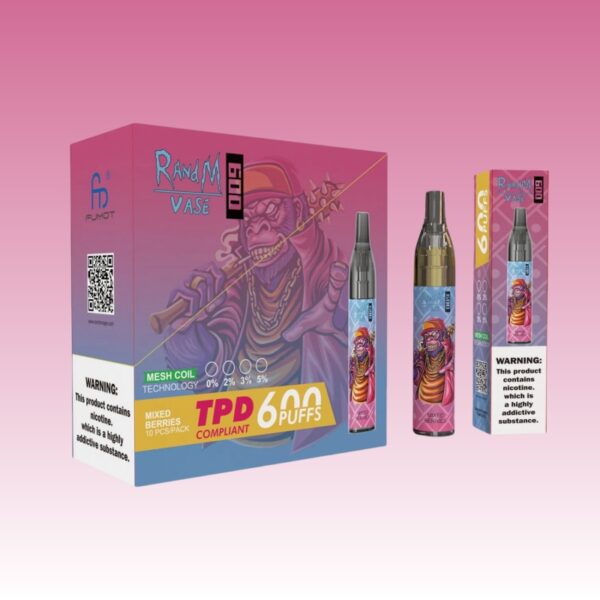 Randm Vase 600 パフ | Vape Shop Japan