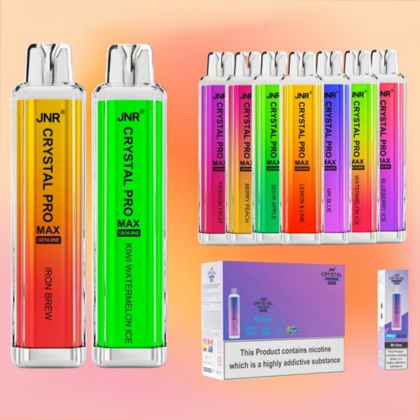JNR Crystal Pro Max 5000 パフ | Vape Shop Japan