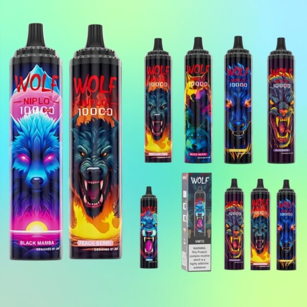 JNR Wolf Niplo 10000 パフ | Vape Shop Japan