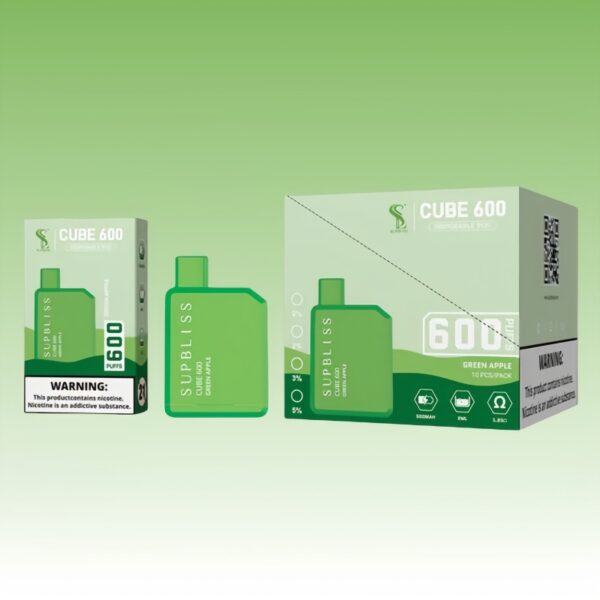 Fumot Supbliss Cube 600 パフ | Vape Shop Japan