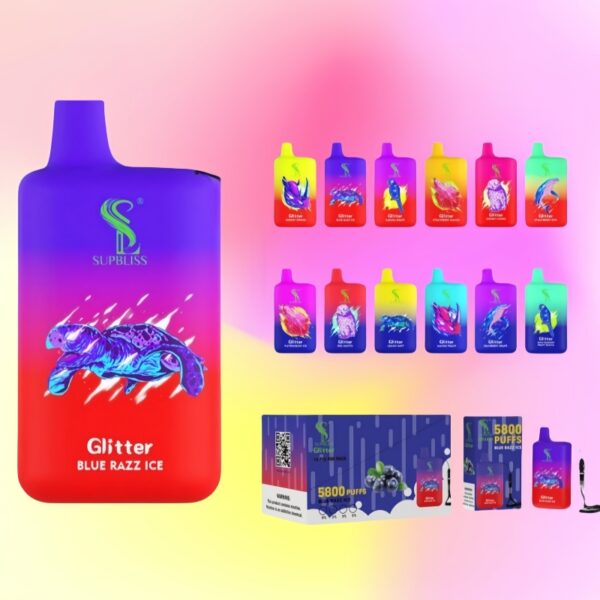 Fumot Supbliss Glitter 5800 パフ | Vape Shop Japan