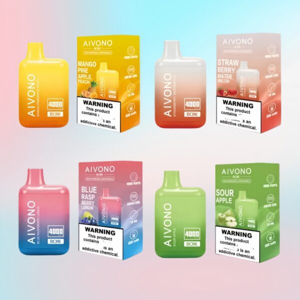 Aivono Aim Boxx 4000 Puffs | Vape Shop Japan