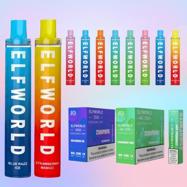 Elfworld MG 2500 パフ | Vape Shop Japan