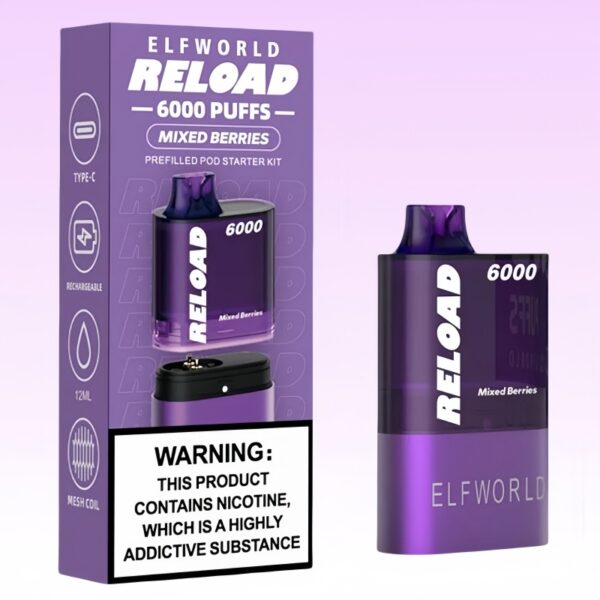 エルフワールドリロード6000パフキット | Vape Shop Japan
