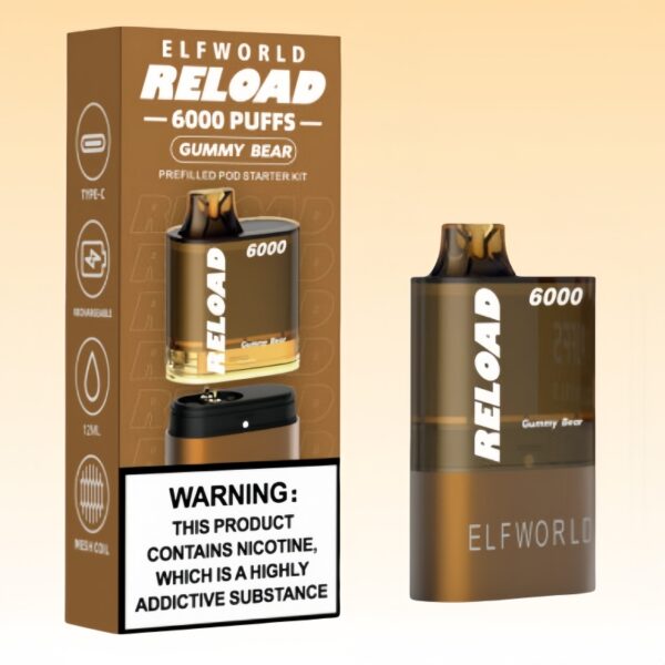 エルフワールドリロード6000パフキット | Vape Shop Japan