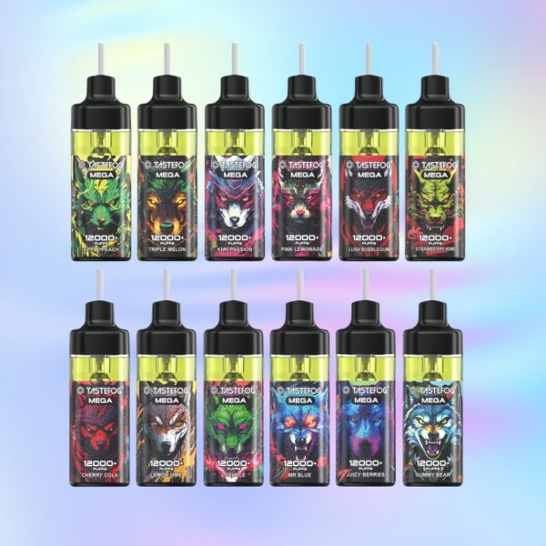 Tastefog Mega 12000 パフ | Vape Shop Japan