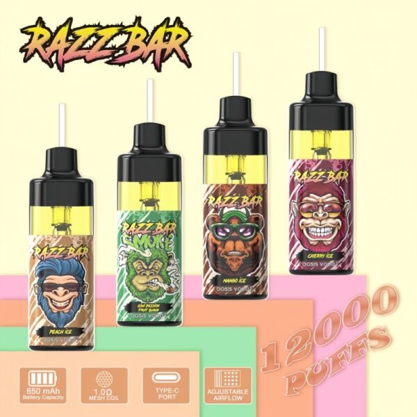 Razz Bar 12000 パフ | Vape Shop Japan
