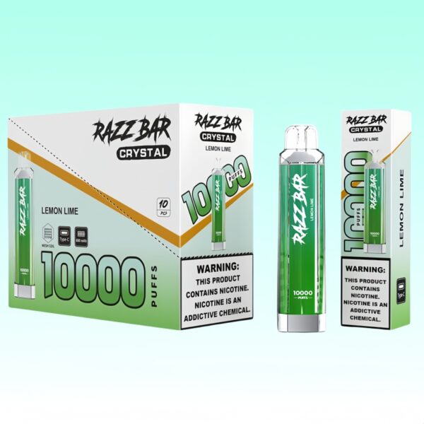 Razz Bar Crystal 10000 Puffs | Toto Vape