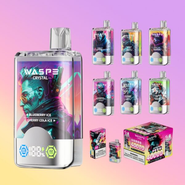Waspe Crystal 40000 パフ | Vape Shop Japan