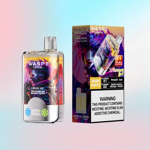 Waspe Crystal 40000 パフ | Vape Shop Japan